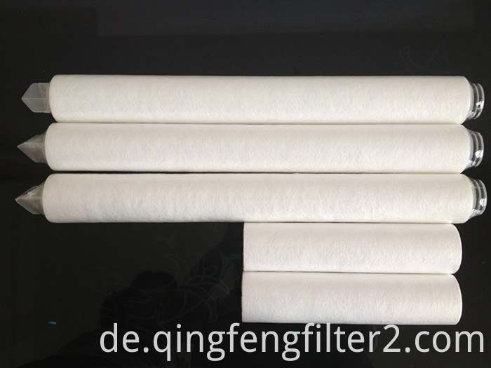 High Flux 10 '' 20 '' 30 Zoll PTFE-Filterpatronen mit 0,2 um 0,45 Mikron